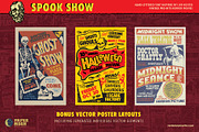 Spook Show Poster Font & Art Bundle, a Font by Paper Moon Graphic Supply (Thumbnail 9 of 15)