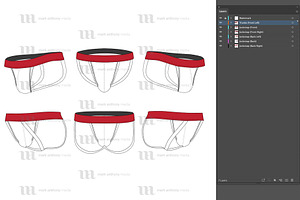 Jockstrap - Vector Mockup Template