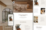 Interior Design Squarespace Template, a Squarespace Template by Sofia Designs (Thumbnail 1 of 6)