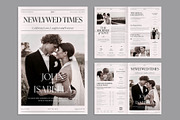 Wedding Newspaper Template, a Brochure Template by BrandPacks (Thumbnail 4 of 4)