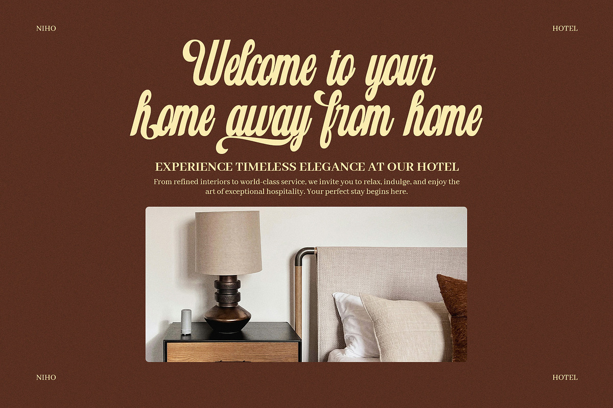 Lavonte Vintage Script Font, a Script Font by Graphicxell (Photo 5 of 8)
