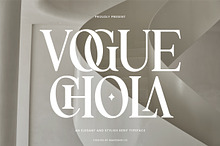 Vogue Chola | Stylish Serif Font