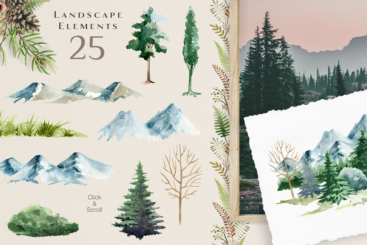 Forest Animals Watercolor Clipart, an Animal Illustration by AnitaPol (Photo 8 of 19)