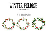 Hand Drawn Winter Christmas Foliage, an Illustration by La Bella Rue (Thumbnail 3 of 4)