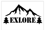 Explore Adventure Logo Set, a Sport Illustration by CarWrap design (Thumbnail 4 of 4)