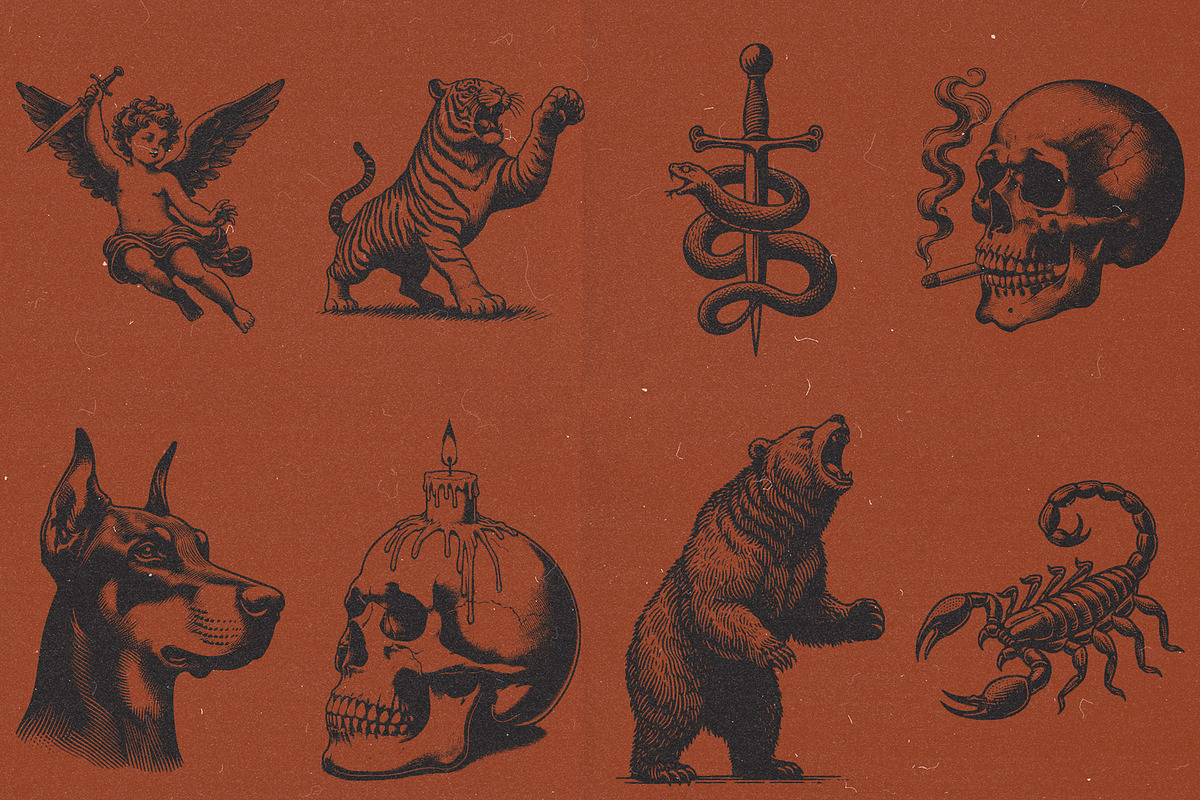 Retro Delight: 20 Illustrations Pack, an Illustration by elliazidi.designs (Photo 2 of 8)