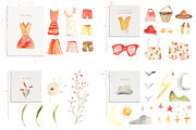 The Amazing Watercolor Bundle, an Object Illustration by Creativeqube Design (Thumbnail 59 of 75)