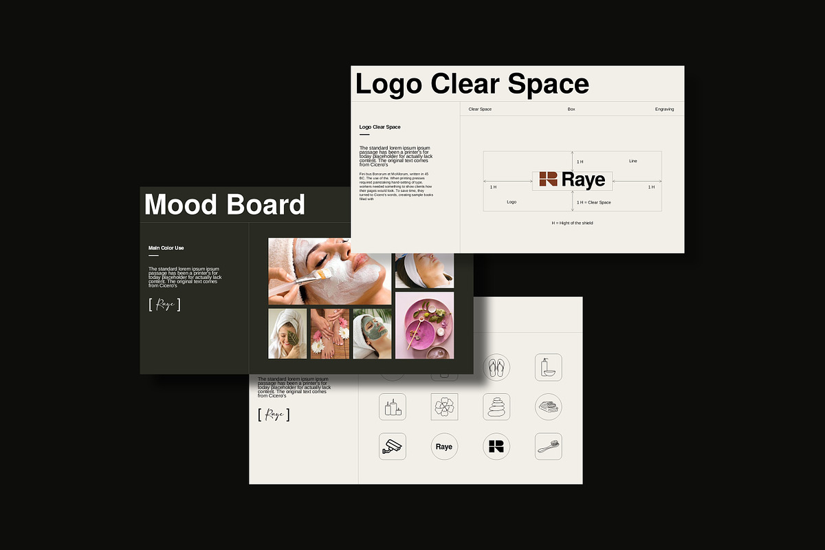 Raye Brand Guidelines Template, a Presentation Template by slidestock55 (Photo 9 of 13)