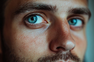 Closeup portrait of handsome man, a Person Photo by AlyaAnd