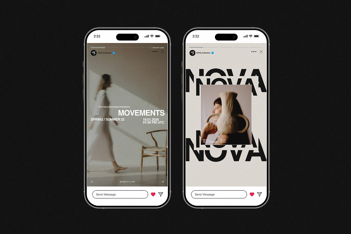 RAYO | Instagram Post & Story (III), a Social Media Template by Pixel Grid (Photo 7 of 10)