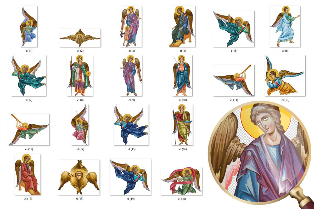 Angels and Archangels, an Illustration by Julia_Raketic (Photo 2 of 2)