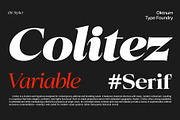 Colitez - Editorial Serif, a Serif Font by Oktnum Type Foundry (Thumbnail 1 of 15)