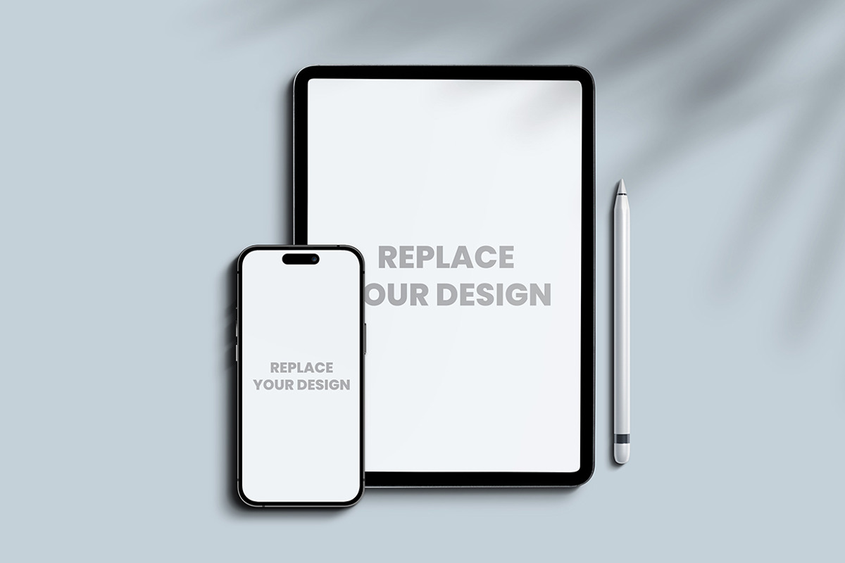 Smartphone and Tablet Mockup, an iPad Mockup by Artlogs x Modaldesain (Photo 4 of 4)