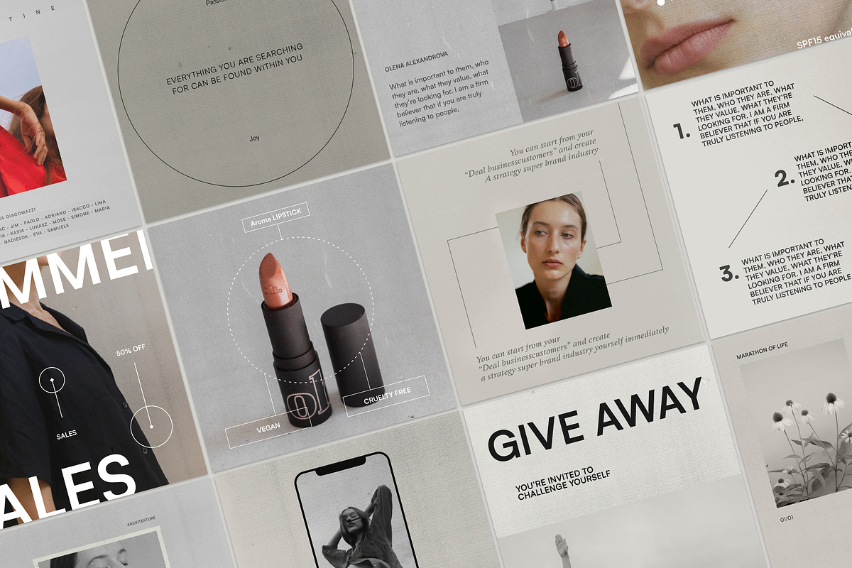 Olena - Social Kit Templates, a Social Media Template by Sparrow & Snow (Photo 6 of 14)