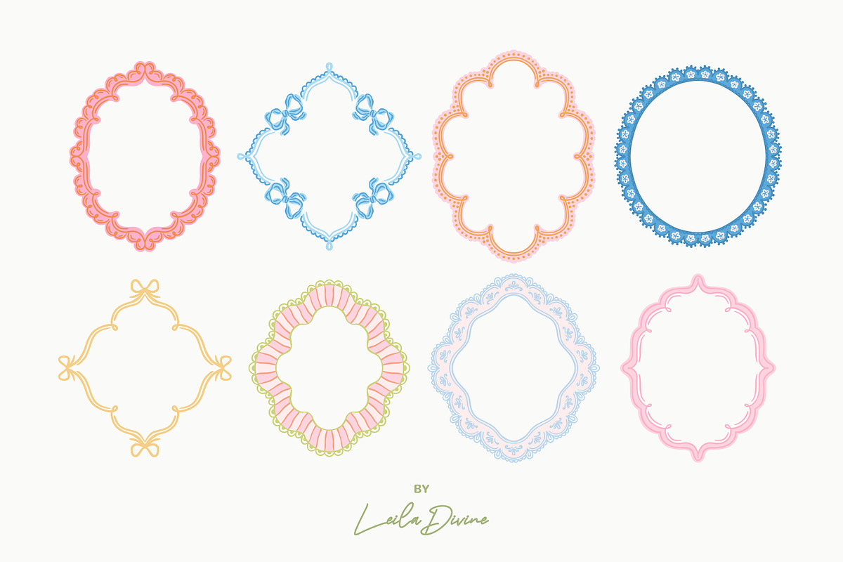 Spring Charm Clipart & Patterns, an Object Graphic by Leila Divine (Photo 7 of 17)