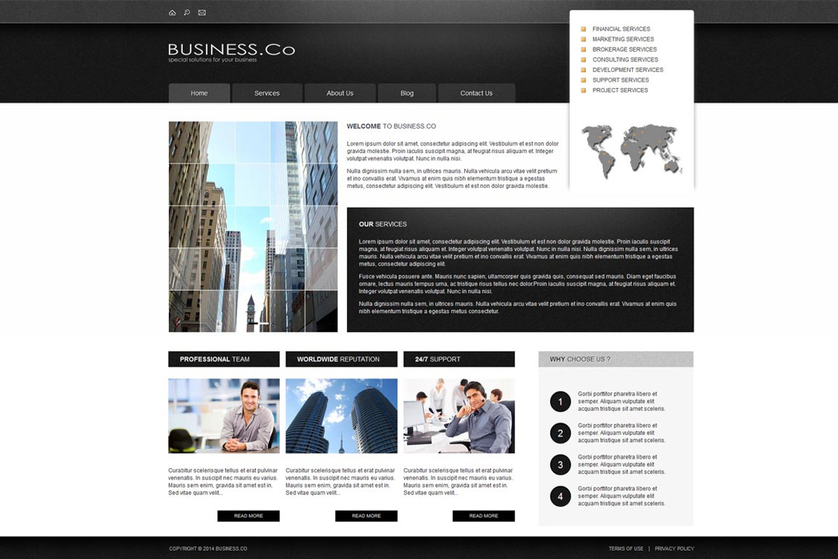 Business Co - Joomla Theme, a Websites & App Template by ASDesigning