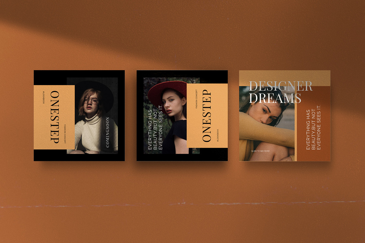 One Step - Social Media Pack+Stories, a Social Media Template by Dirtytemp Studio (Photo 11 of 13)