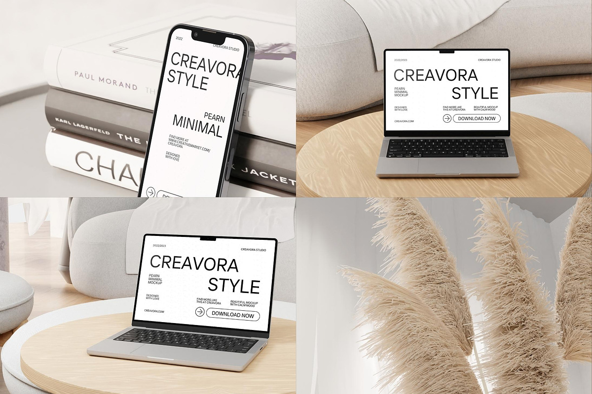 Pearn - Minimal Photo and Mockup, a Device Mockup by Creavora (Photo 4 of 6)