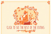 Animal Friends Bundle, an Animal Illustration by Alexander Baidin (Thumbnail 2 of 4)
