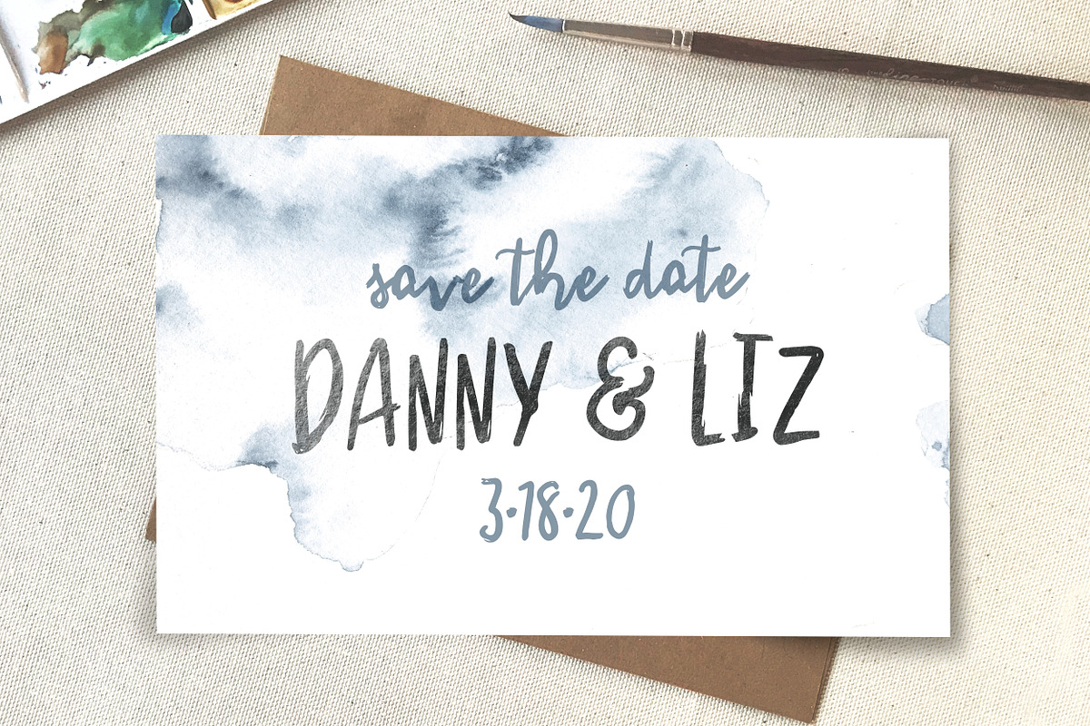 Mountain Brush Font preview 6