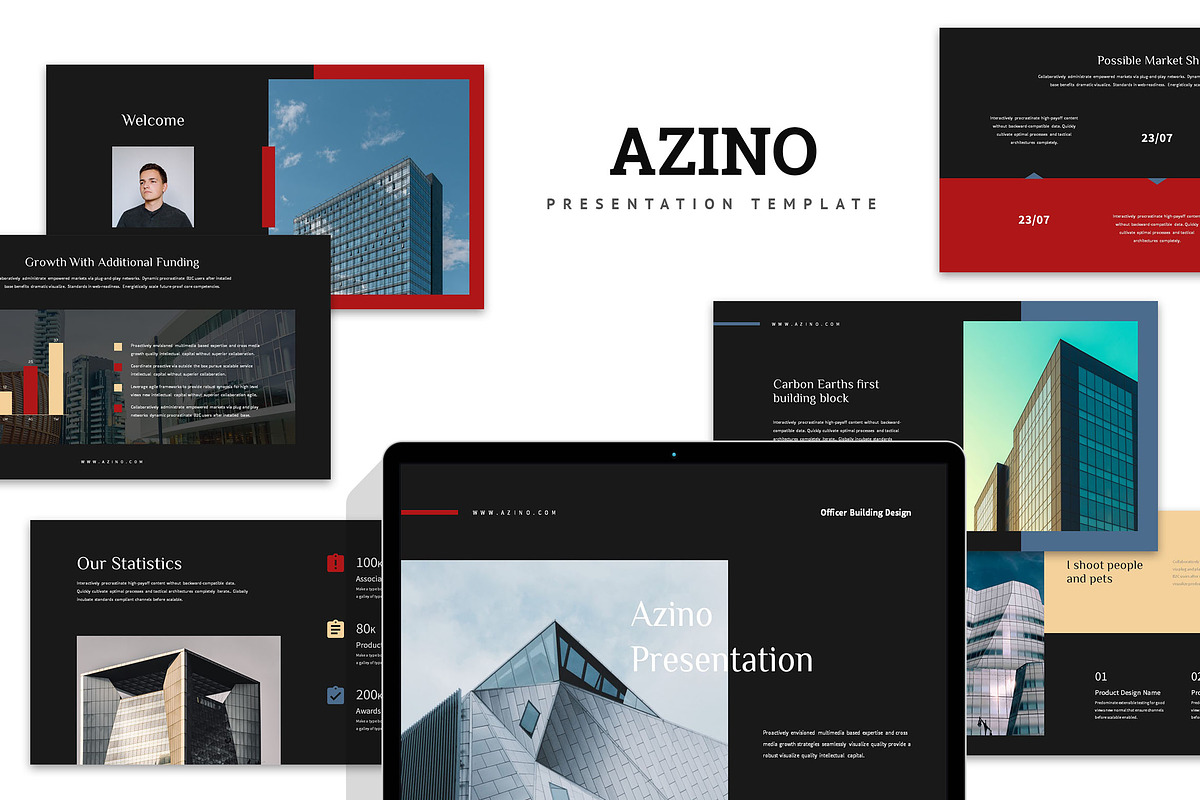 Azino : Rental Office Keynote, a Presentation Template by Punkl Camp (Photo 1 of 9)
