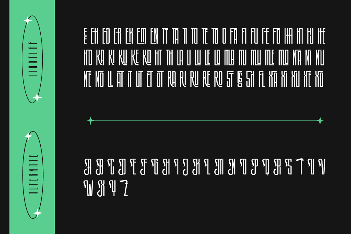 AKAGEEH | Retro Condensed Font, a Sans Serif Font by twinstd (Photo 10 of 13)