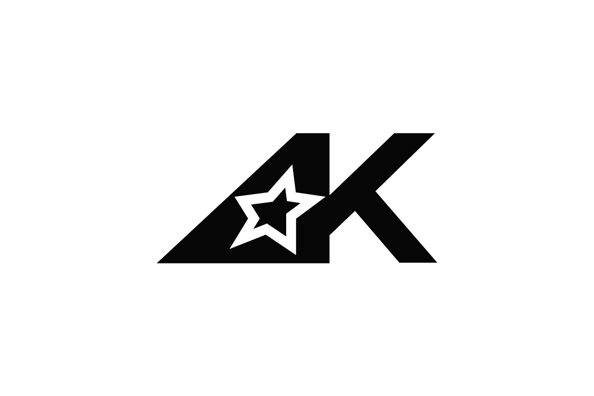 AK or KA logo and icon design, a Branding & Logo Template by mrshamsjaman