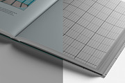 Letter Size Book Mockup - 8 views, a Books & Magazine Mockup by Illusiongraphic (Thumbnail 12 of 24)