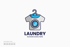 Laundry Logo, a Branding & Logo Template by Zeer Graphic
