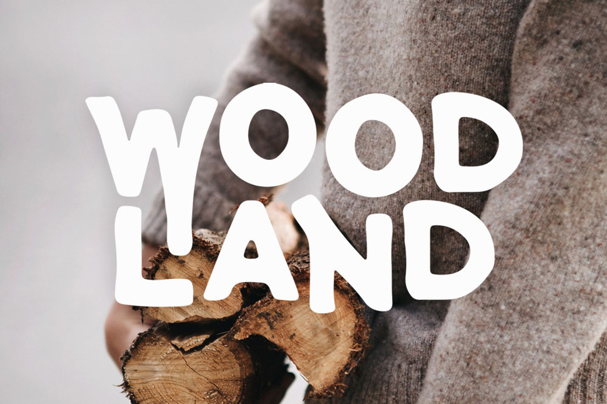 Woodland Font, a Sans Serif Font by Mark van Leeuwen