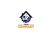 Professional Construction Logo, a Branding & Logo Template by HueNestify (Thumbnail 1 of 2)