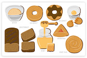 69 Bread Elements, an Object Graphic by monkik (Thumbnail 5 of 14)