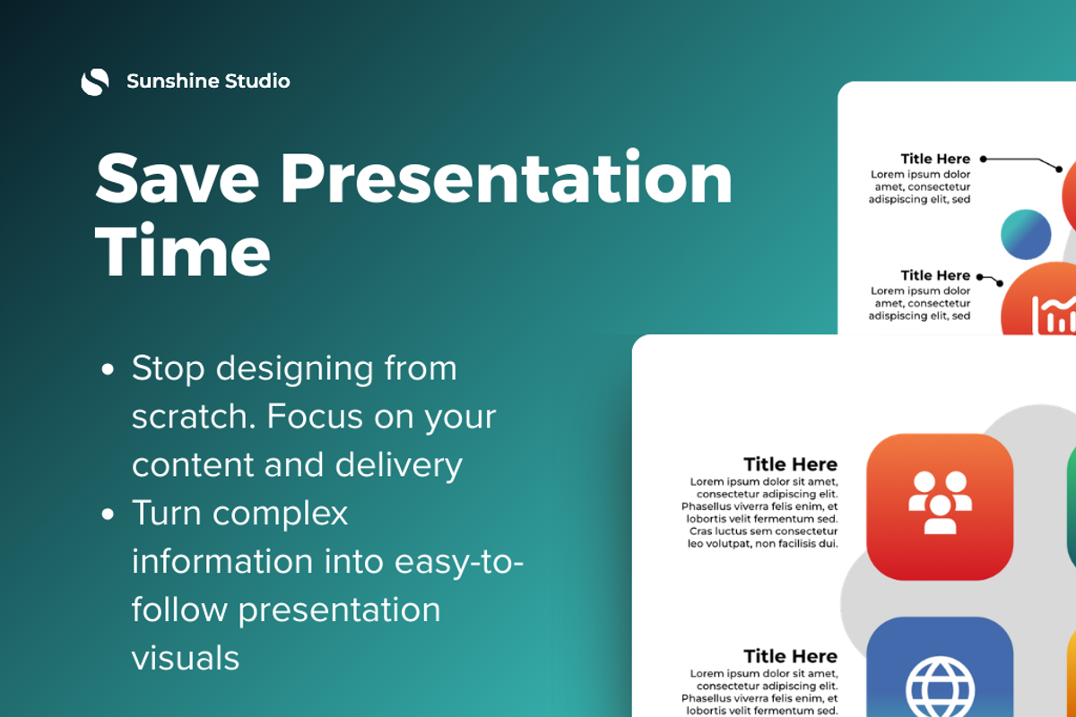 10 Premium Infographic Illustration, a Presentation Template by Suntype | Sunshine Std (Photo 5 of 7)