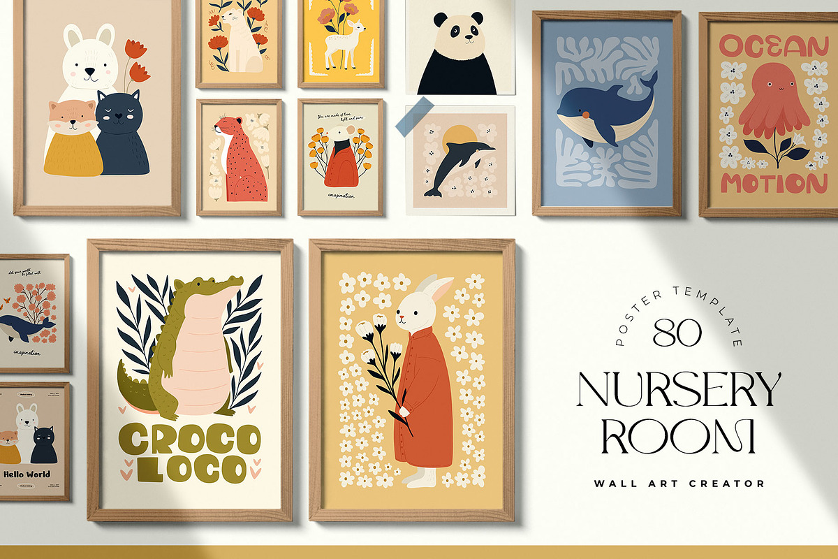 Nursery Room | Wall Art Collection, an Object Graphic by Leleka.Store (Photo 1 of 21)