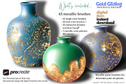 Procreate Metallic Gold Gilding, a Brushes & More by Fashion Workshop Bkk (Thumbnail 3 of 11)