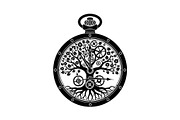 Steampunk Tree of Life Symbol Bundle, an Illustration by yasushie (Thumbnail 7 of 31)