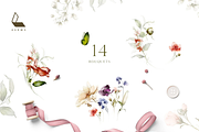 1K+ Belle Watercolor Floral Bundle, an Illustration by Karma (Thumbnail 9 of 54)