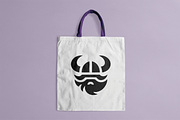 Viking Logo Black And White Design, a Branding & Logo Template by Vectorium Studio (Thumbnail 2 of 2)