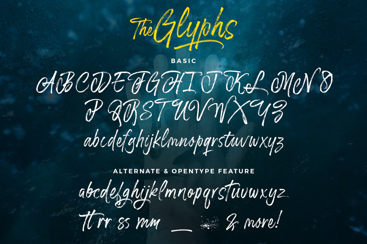 Prayerd - Brush Calligraphy Font preview 7