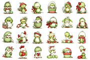 Whimsical Easter Chick Clipart, an Illustration by designcity5 (Thumbnail 2 of 5)