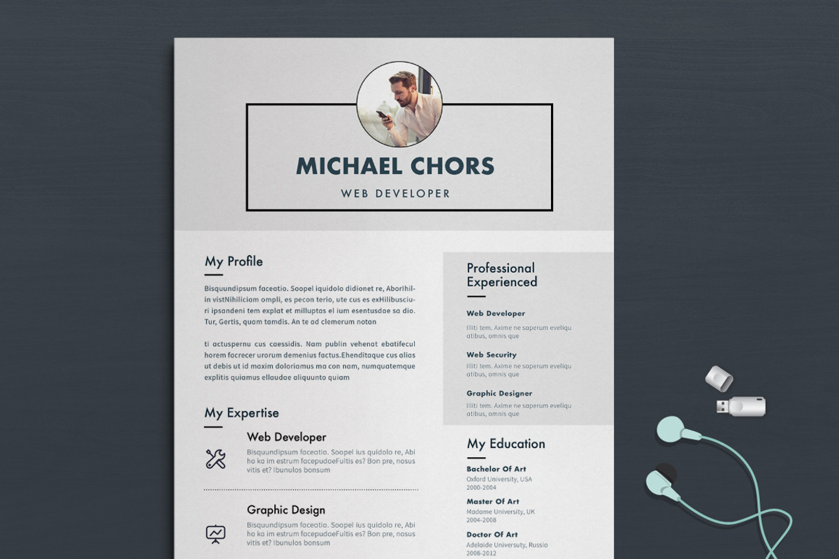 Resume/CV, a Resume Template by Atakana (Photo 5 of 6)