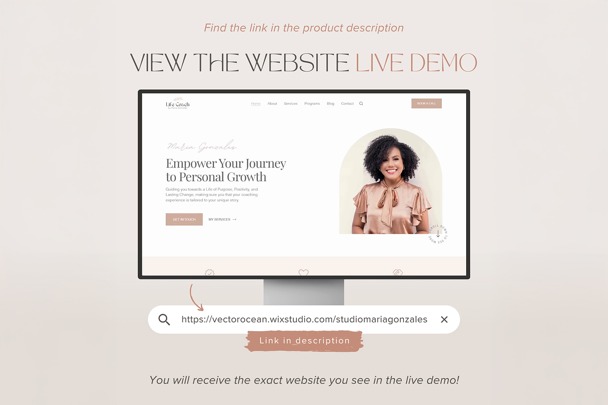 Coaching Wix Studio Template preview 2