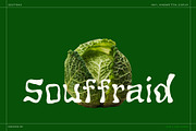 Souffraid Display Font + Icon Bundle, a Handwritten Font by Side X Side Studio (Thumbnail 1 of 8)