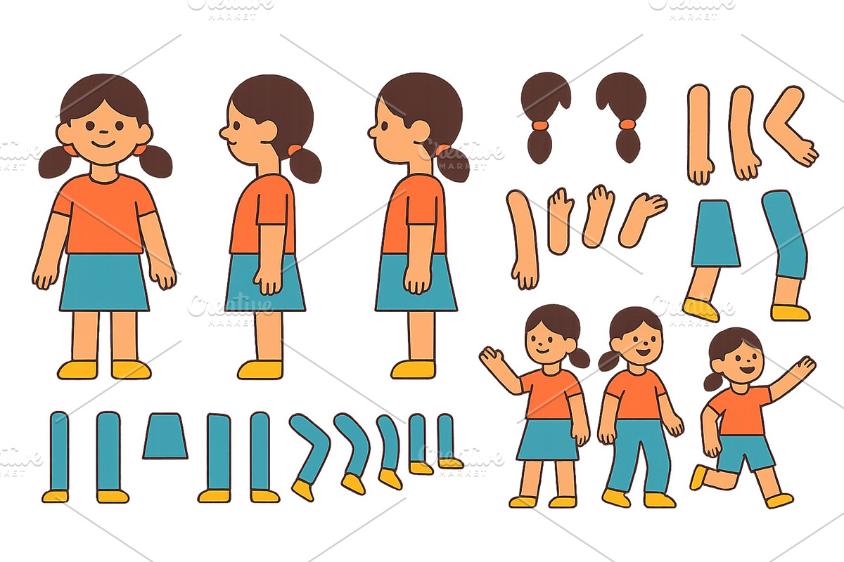 Vector illustration of a cheerful, an Illustration by ZinetroN