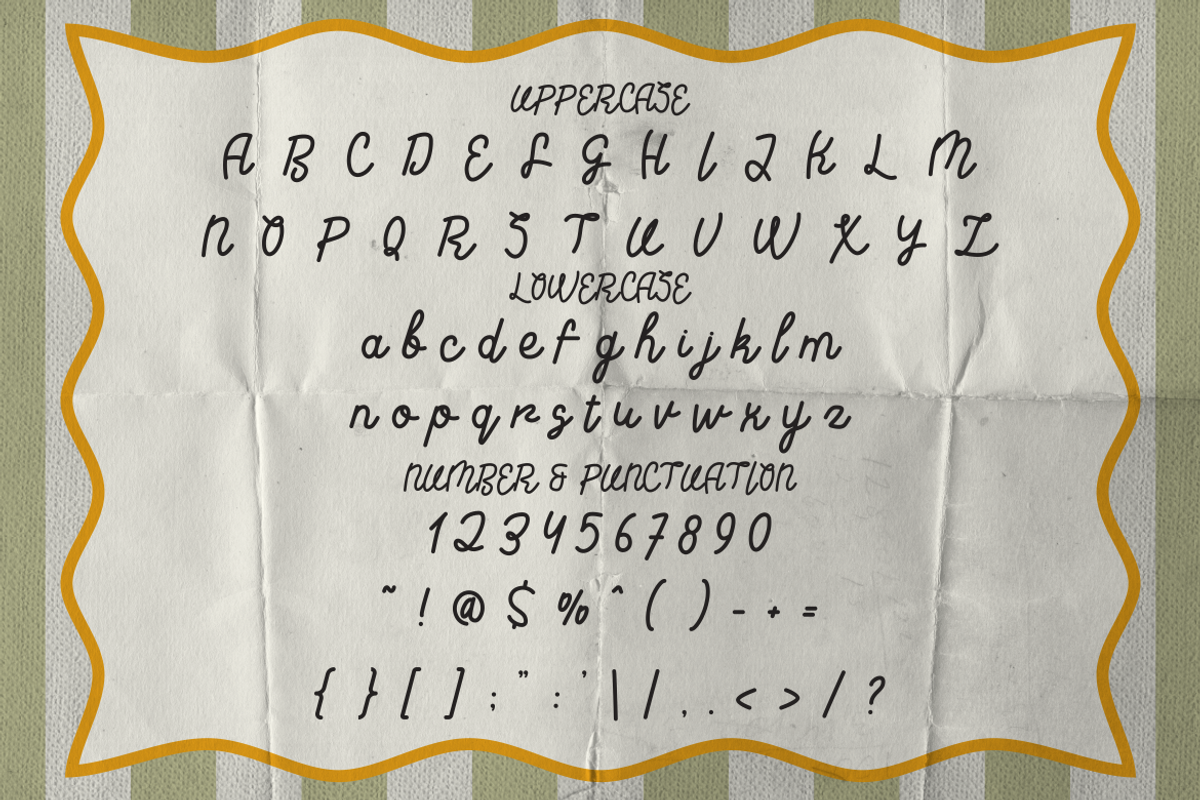 Sweet Combo Duo Font, a Font by PutraCetol Studio (Photo 7 of 7)