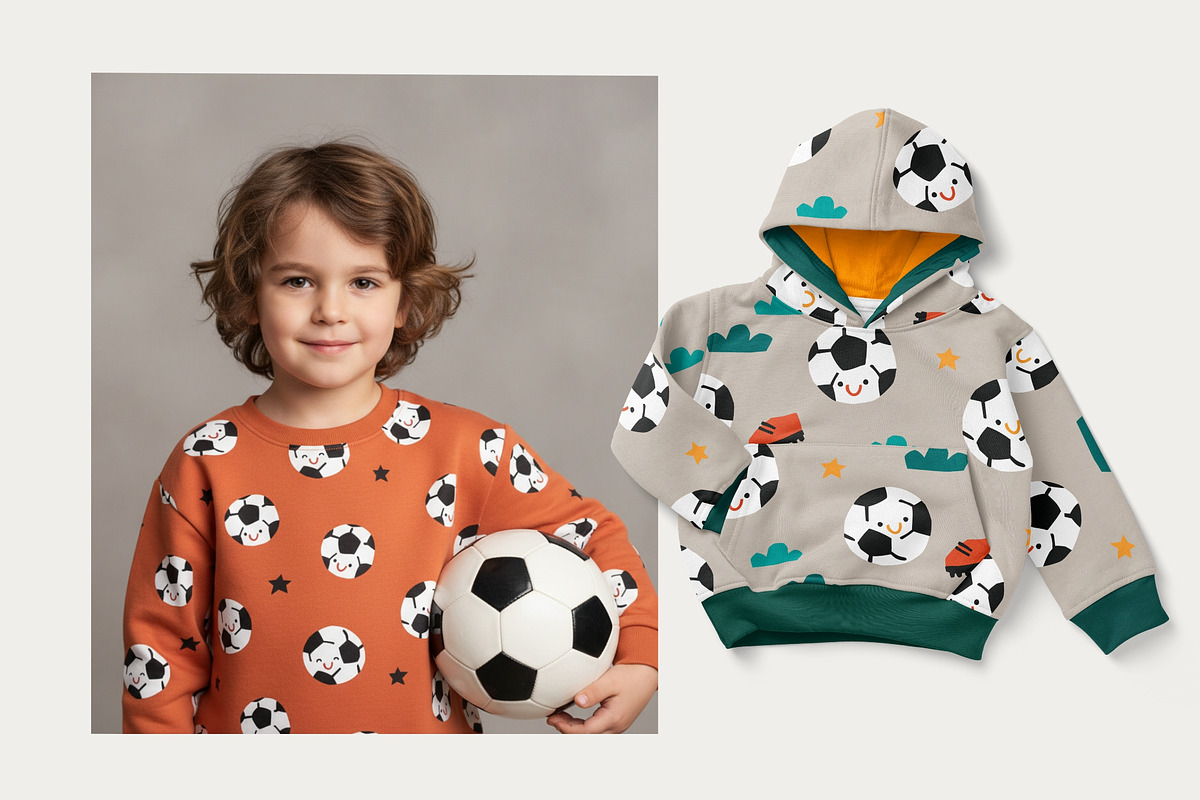 GOAL! football graphic collection, a Pattern Graphic by SurfaceStories (Photo 10 of 11)