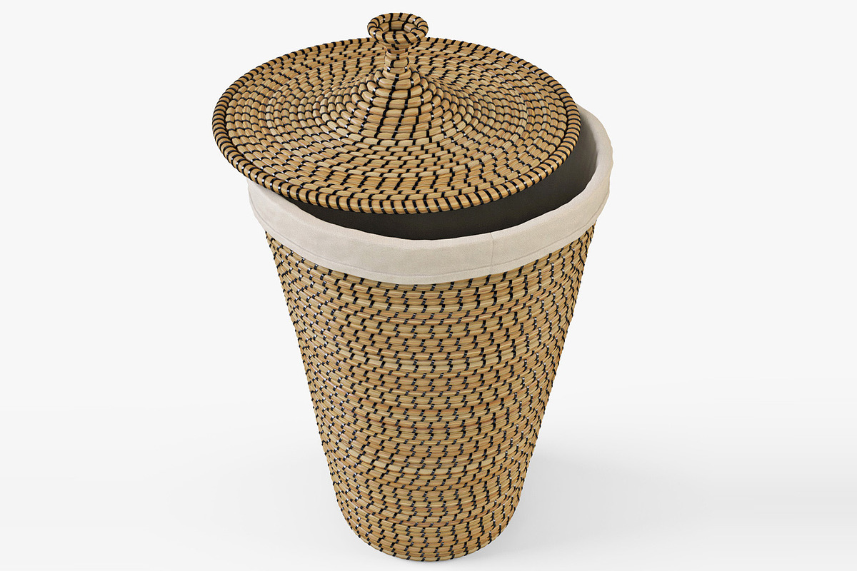 Laundry Basket IKEA Asunden, an Object 3D Model by Markelos (Photo 1 of 12)