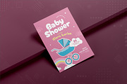 Cute Stroller Baby Shower Invitation, an Invitation Template by Fannan Studio (Thumbnail 2 of 2)