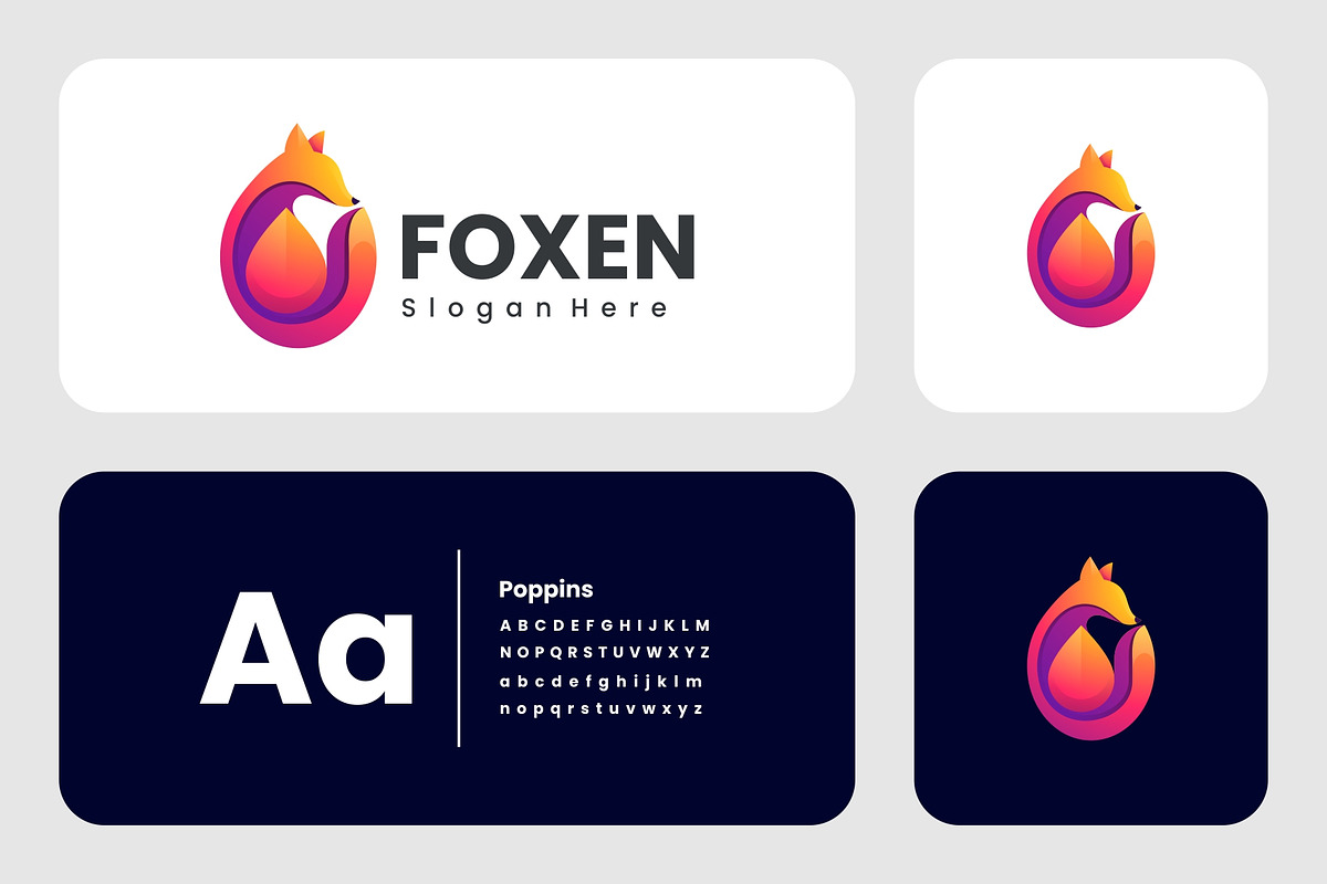 Gradient Modern Fox Logo Design, a Branding & Logo Template by Artnivora.Std (Photo 2 of 2)
