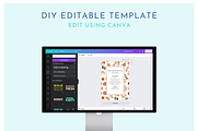 Editable Thanksgiving Invitation, an Invitation Template by ForeverPrint (Thumbnail 5 of 7)